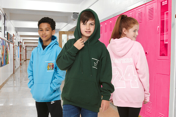 Ski Cross Neck Hoodie - Leavers Hoodies Company