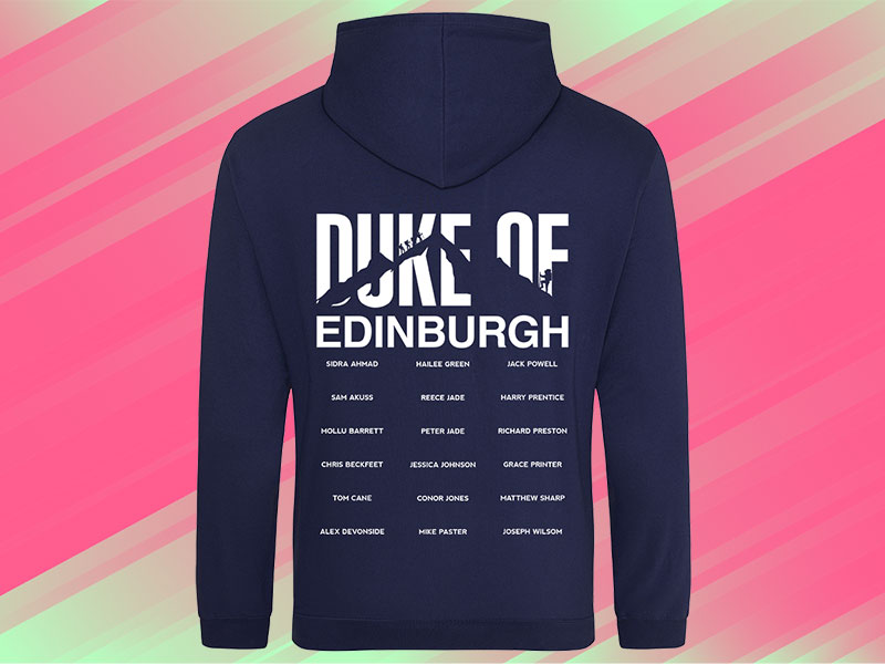 Custome Designs for Leavers Hoodies